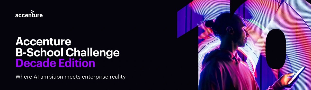 Accenture B-School Challenge Season 10 official banner