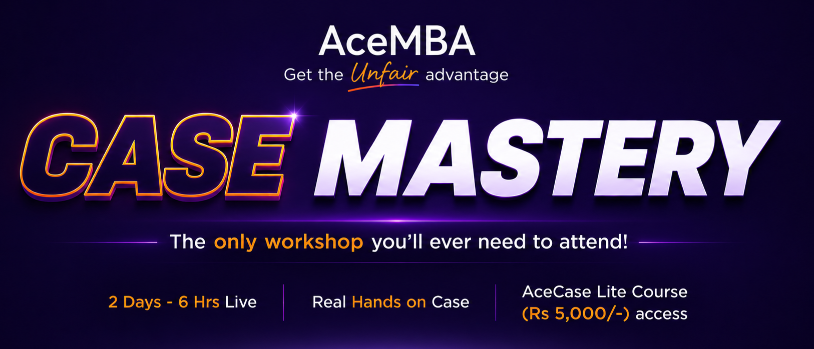AceMBA Case Mastery workshop