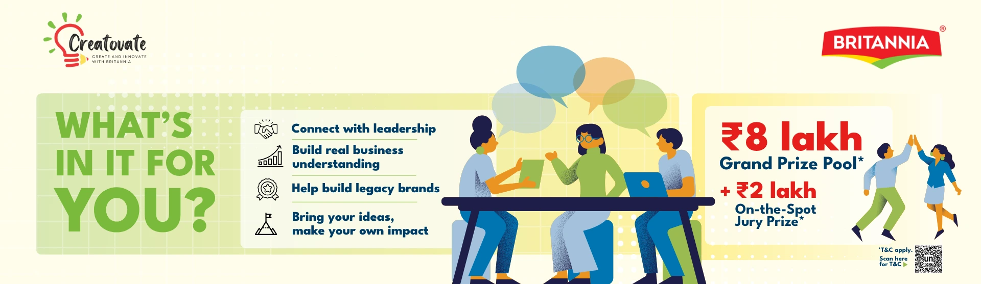 Britannia Creatovate 2.0 case competition guide banner for MBA students