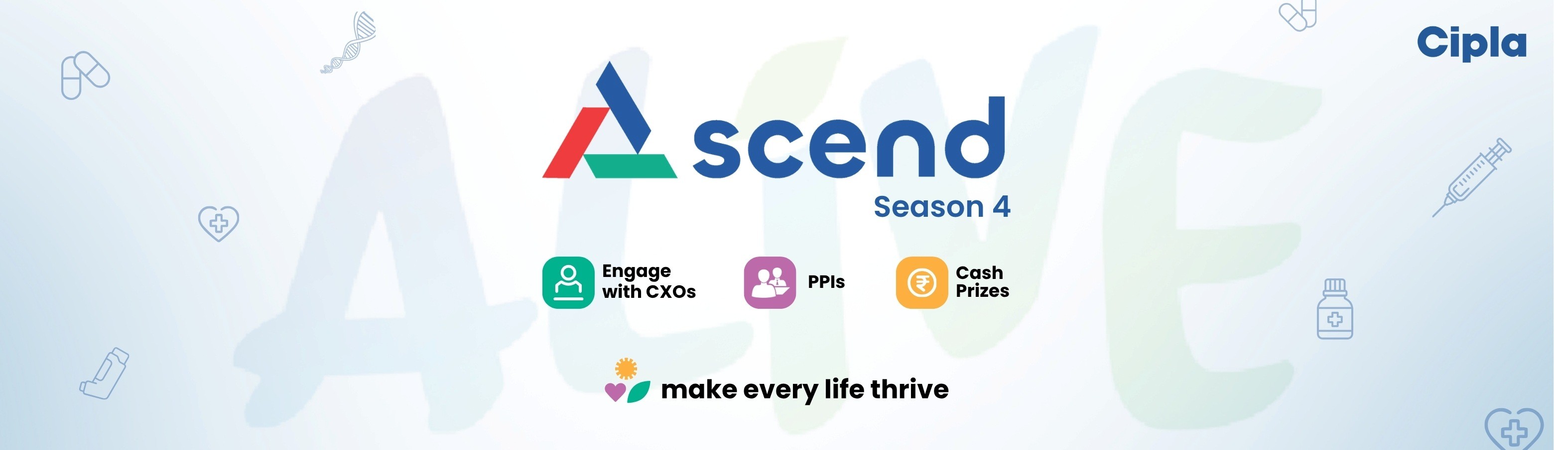 Cipla Ascend Season 4 official case competition banner