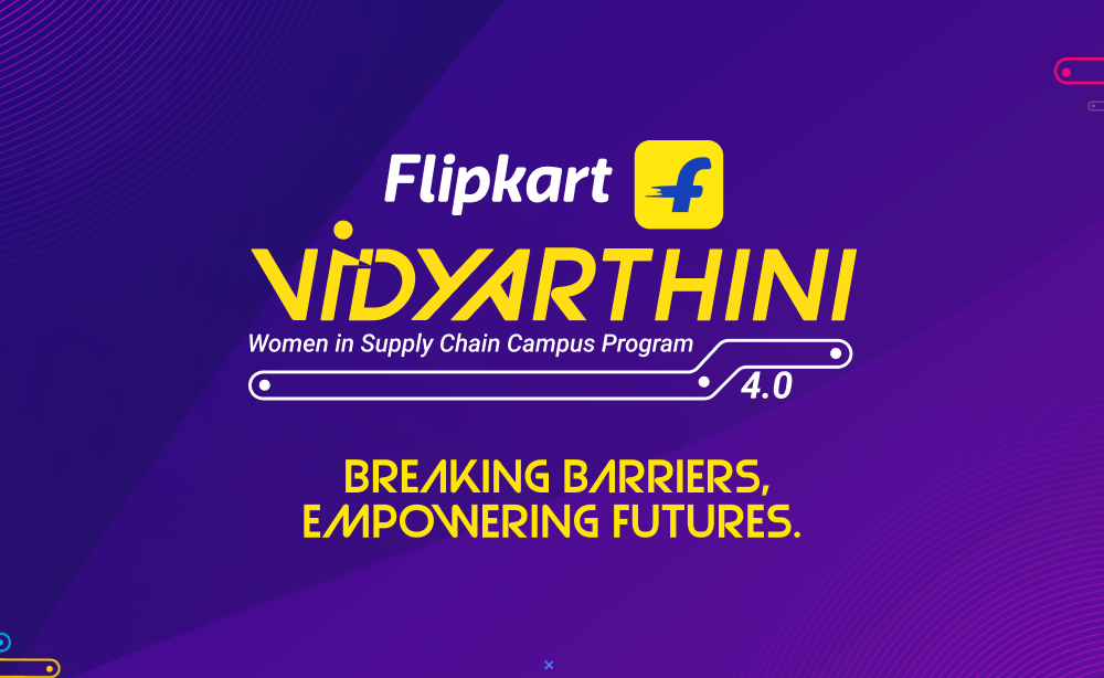 Flipkart Vidyarthini 4.0 Women in Supply Chain Campus Program official banner