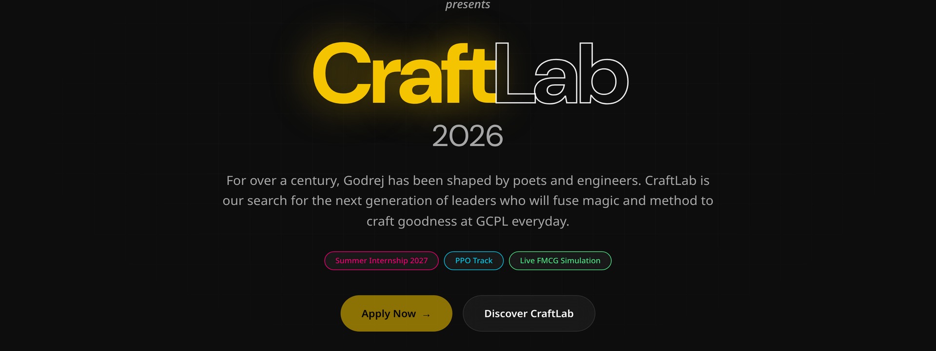 Godrej CraftLab 2026, the complete guide for first year MBA students