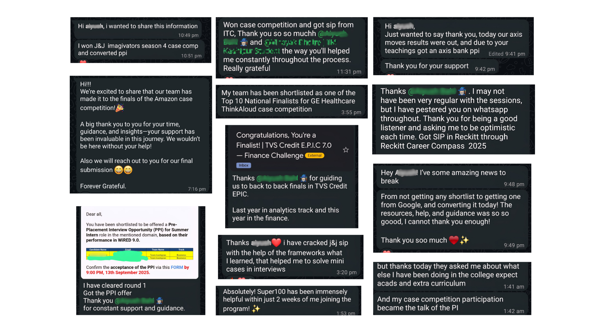 AceCase student testimonials