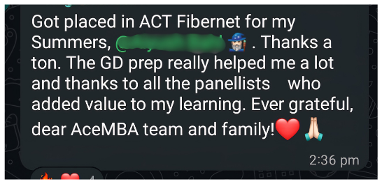 Placement Testimonial 5