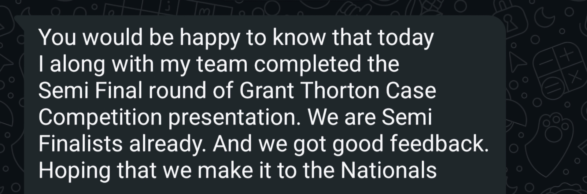 Competition Testimonial 11