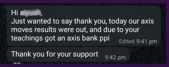 Competition Testimonial 2