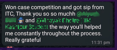 Competition Testimonial 3